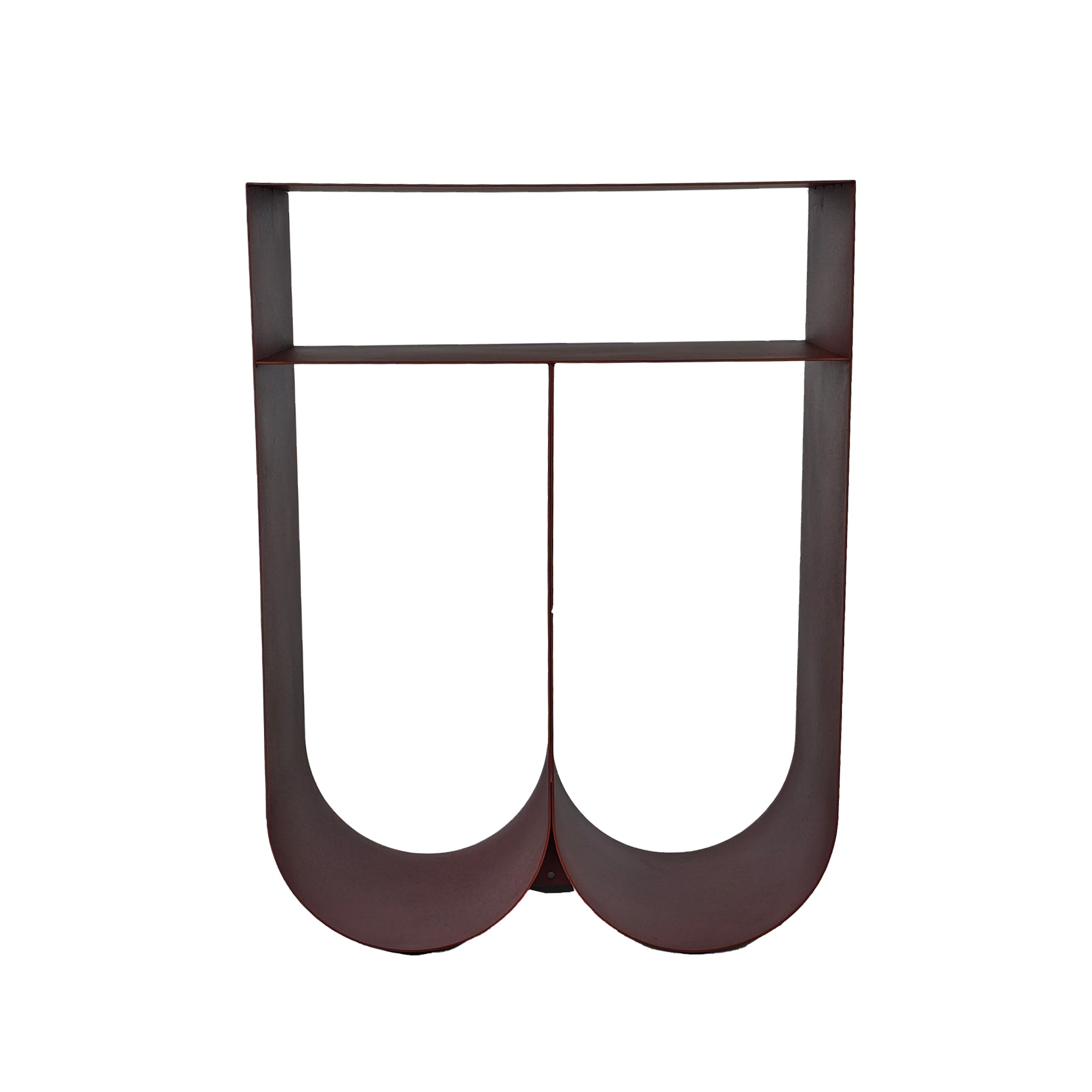 35.5cm Capri Side Table - Burgundy Red