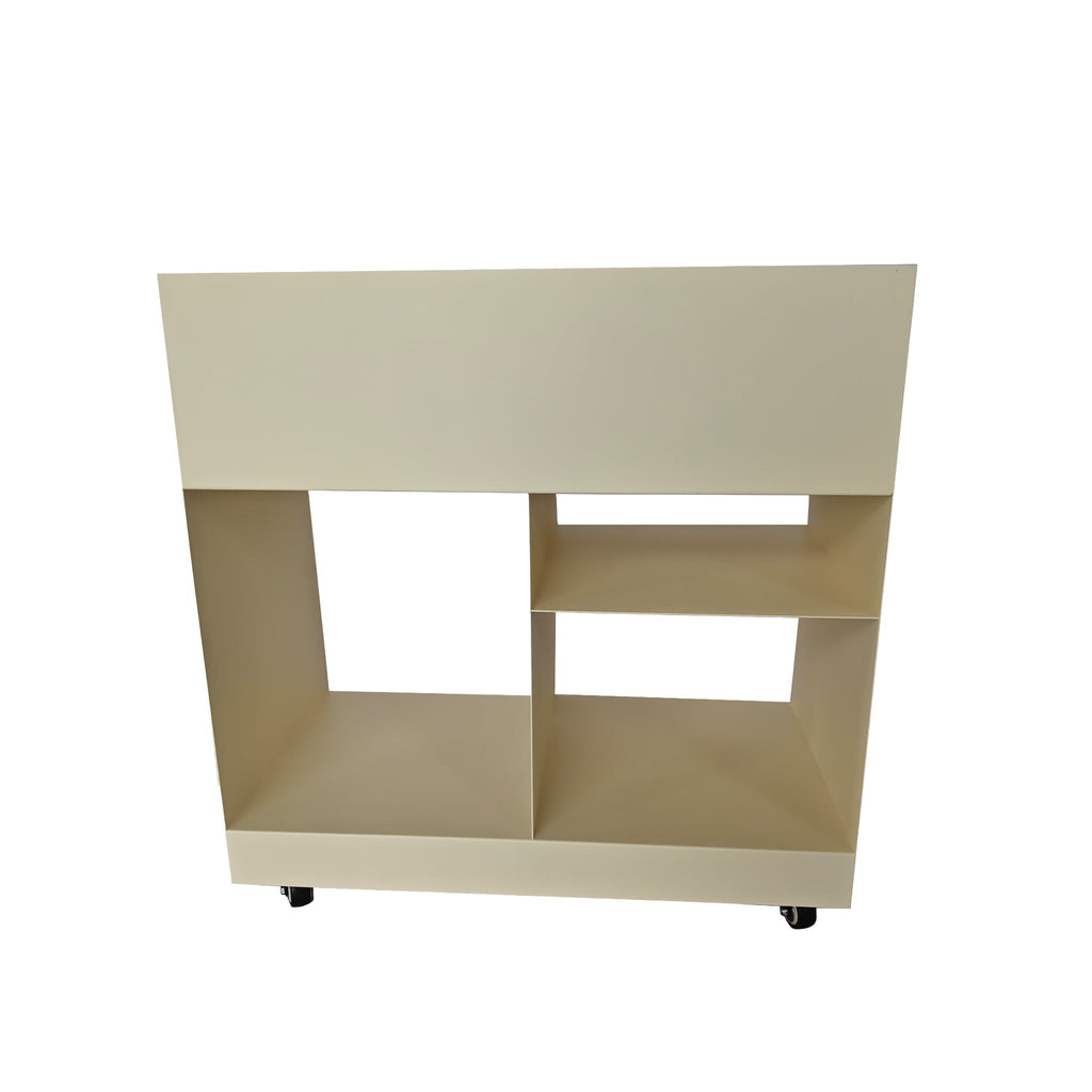 60cm Capri Side Table - Ivory White