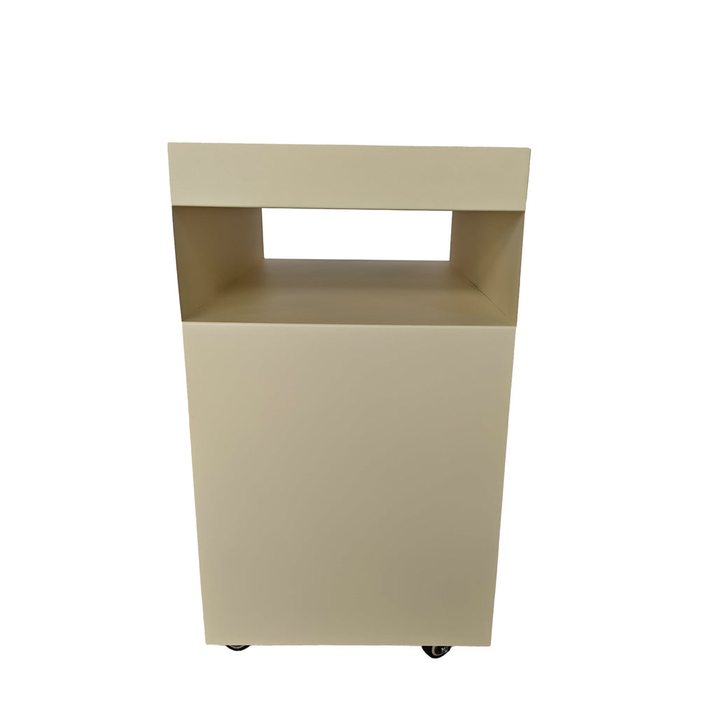 60cm Capri Side Table - Ivory White