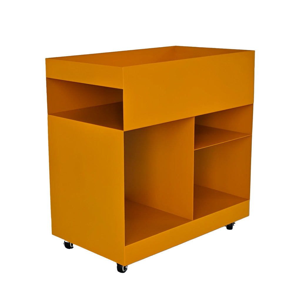 60cm Capri Side Table - Sandy Mustard