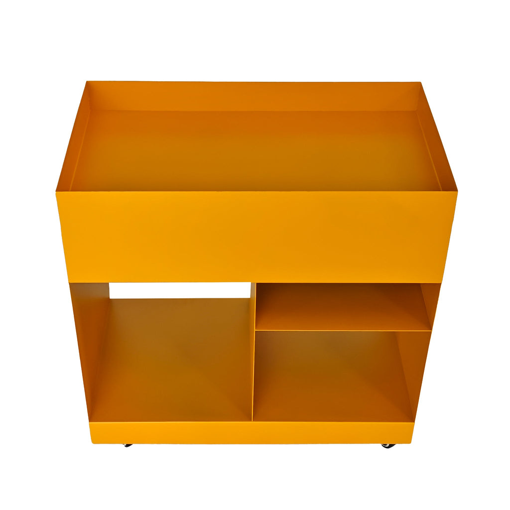 60cm Capri Side Table - Sandy Mustard