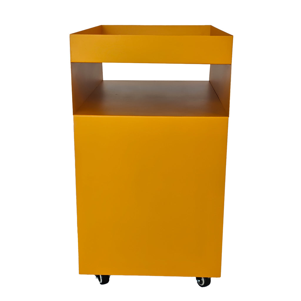 60cm Capri Side Table - Sandy Mustard