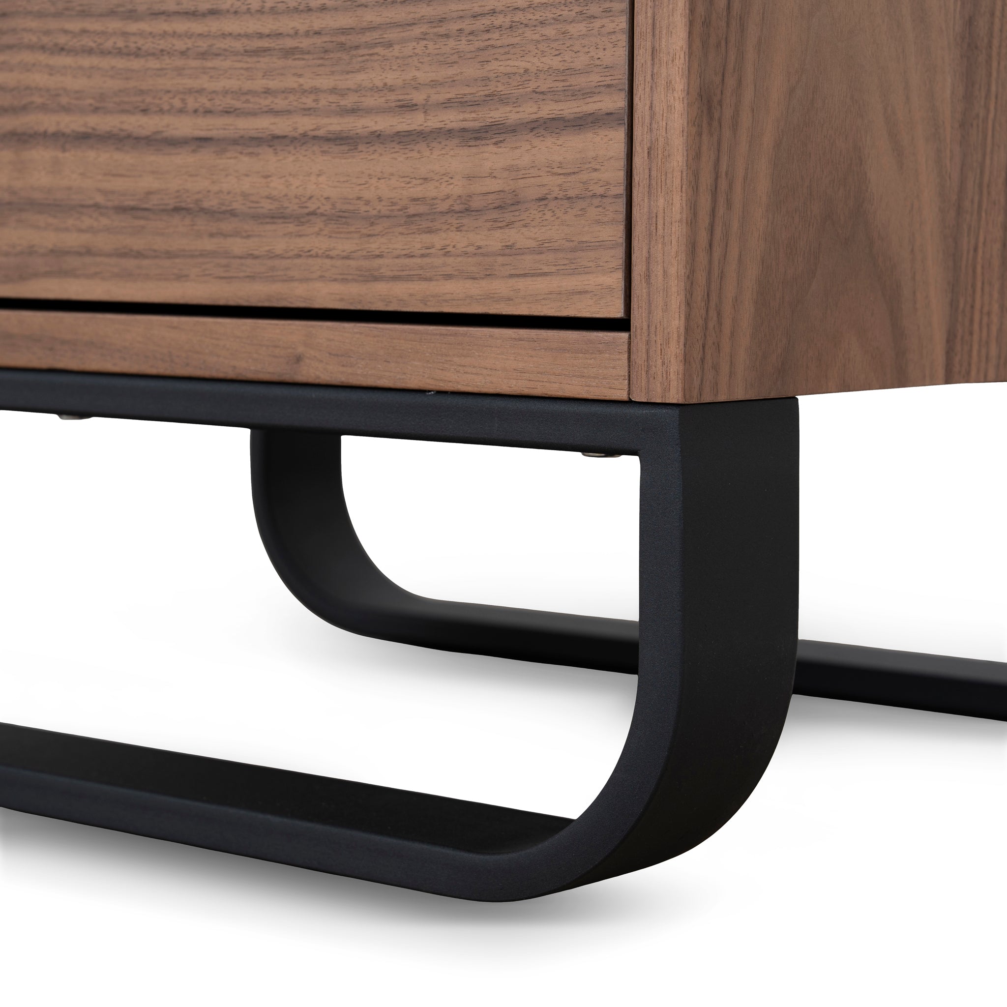 55cm Bedside Table - Walnut