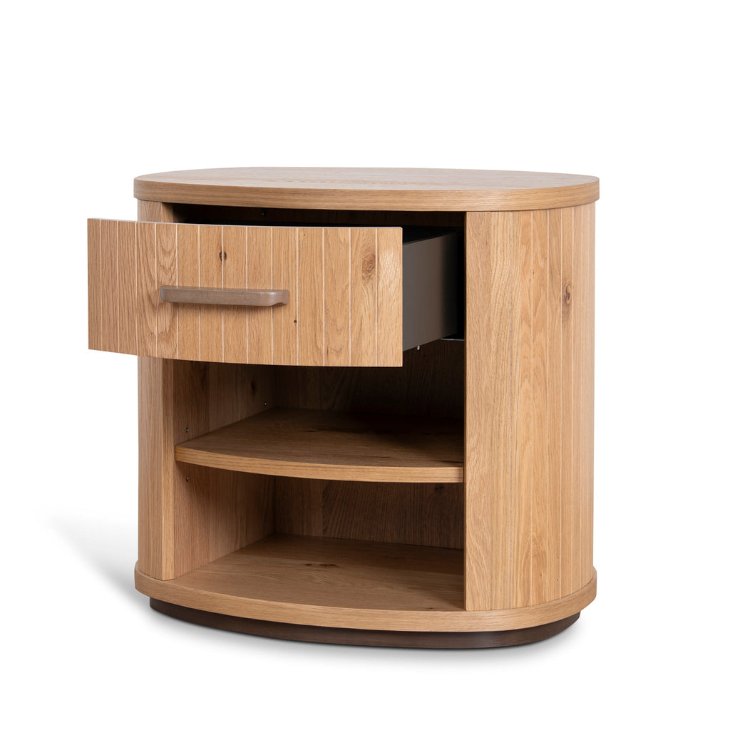 Bedside Table - Knotty Oak