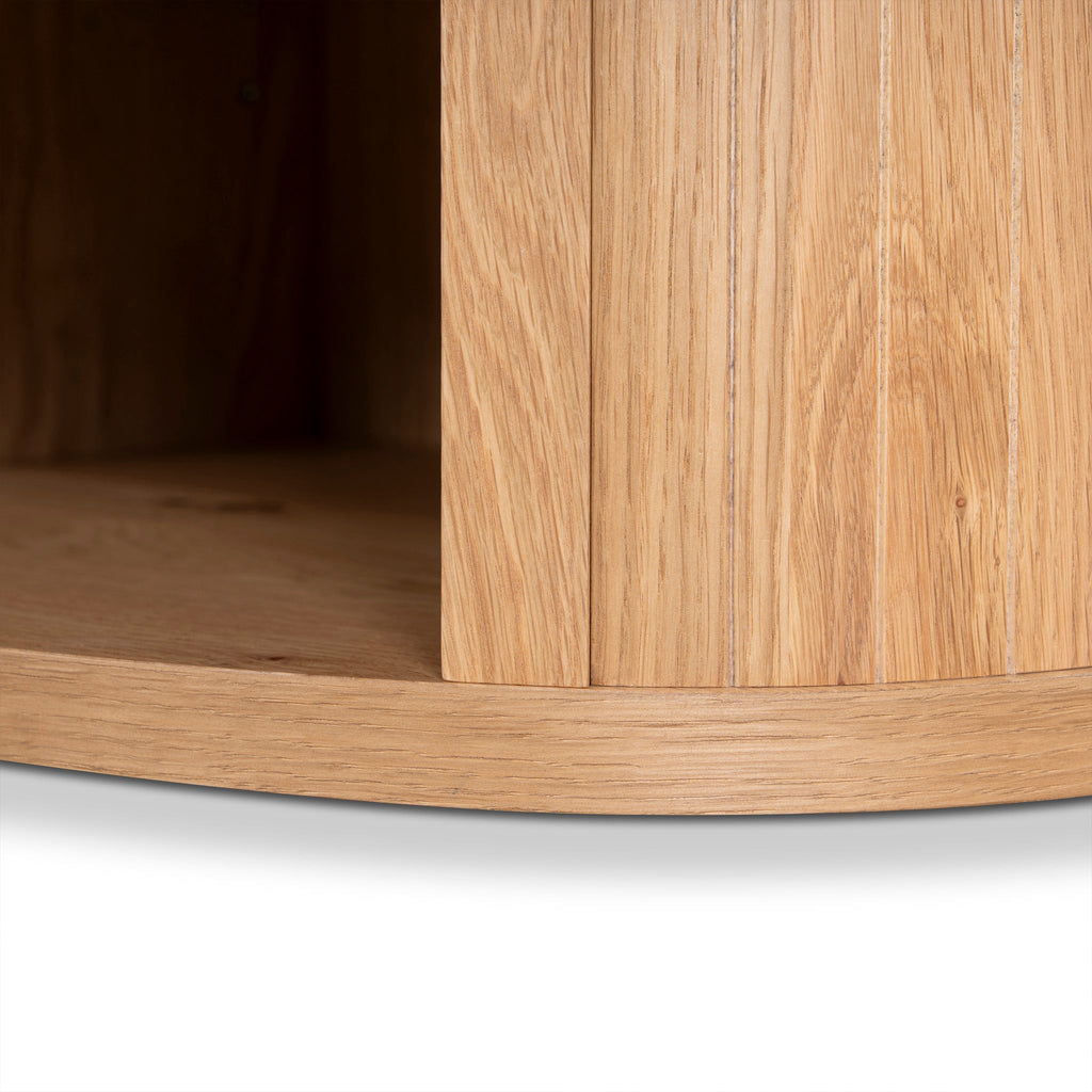 Bedside Table - Knotty Oak