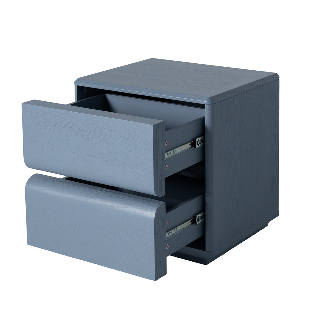 50cm Bedside Table - Light Blue