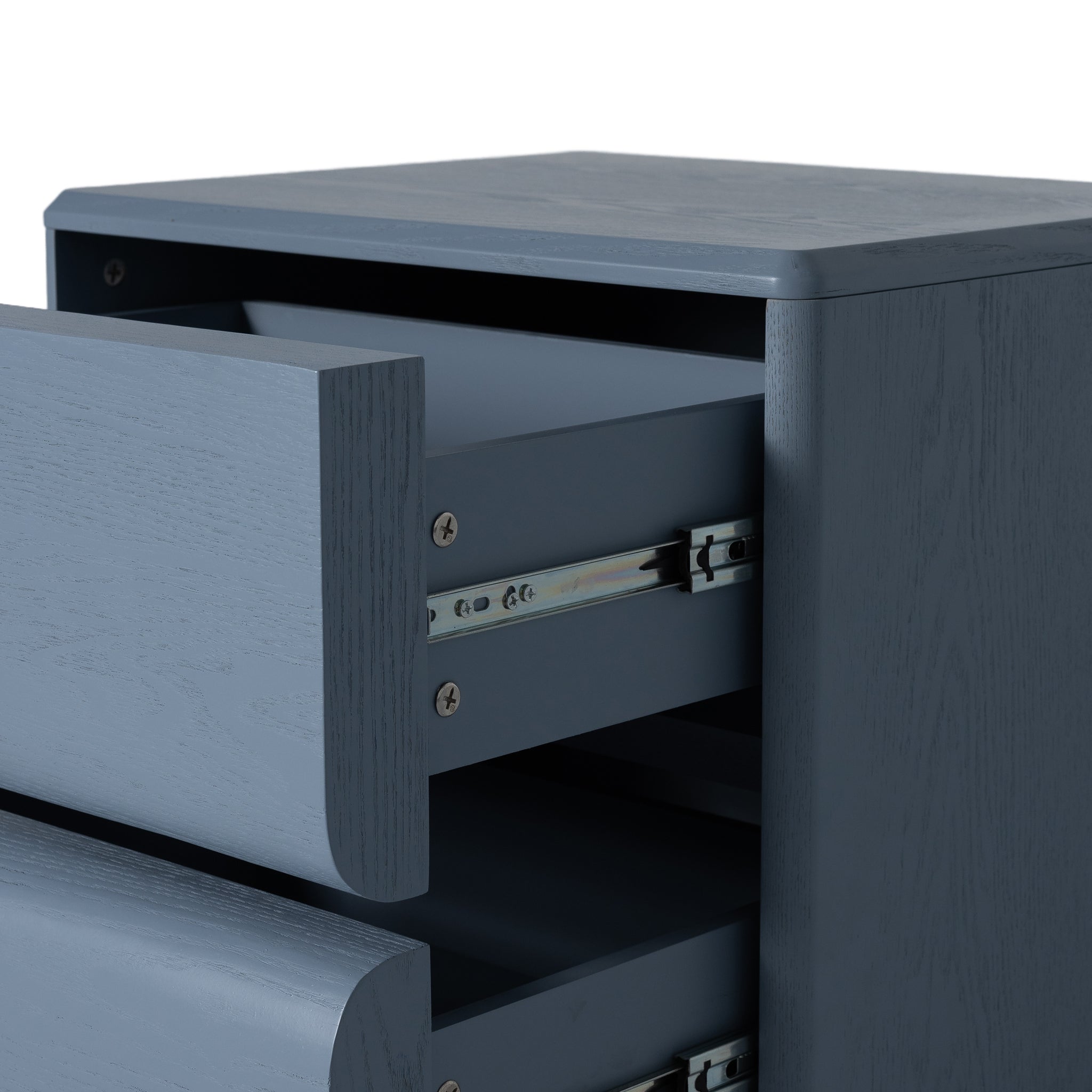 50cm Bedside Table - Light Blue