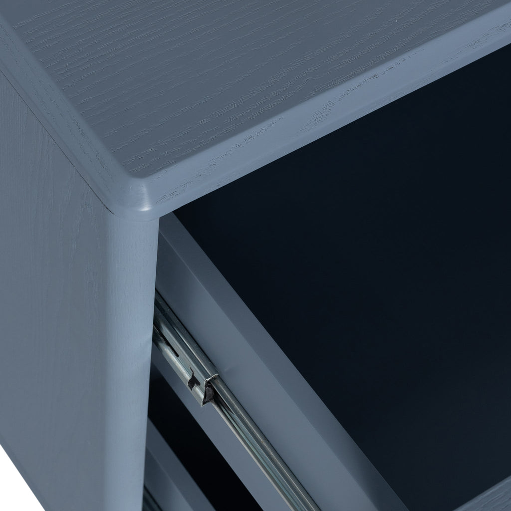 50cm Bedside Table - Light Blue