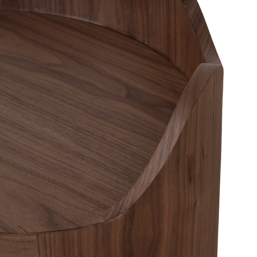 51cm Bedside Table - Walnut