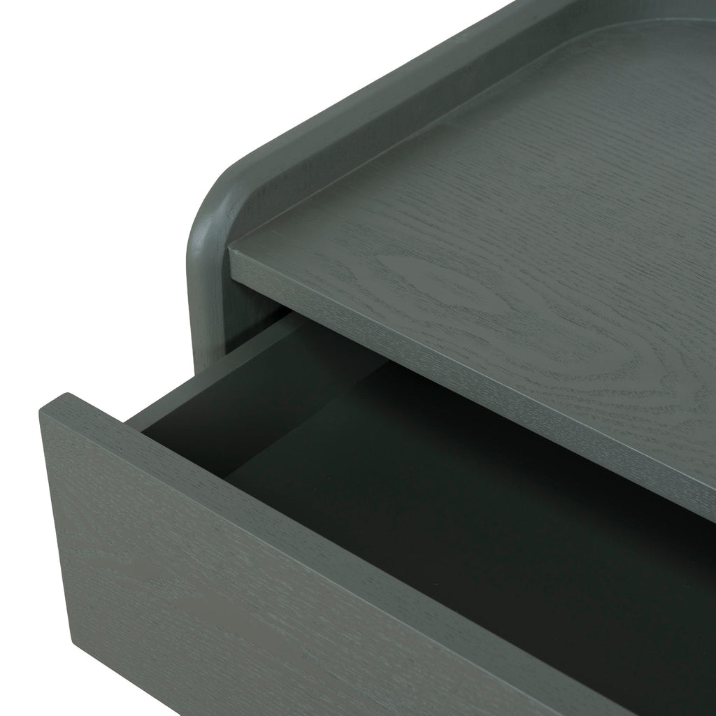 50cm Bedside Table - Sage Green