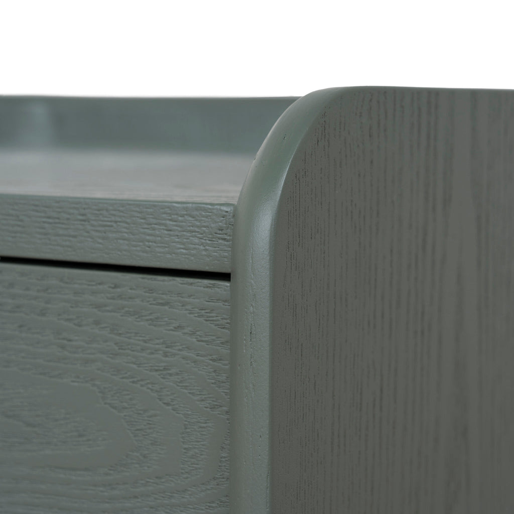 50cm Bedside Table - Sage Green