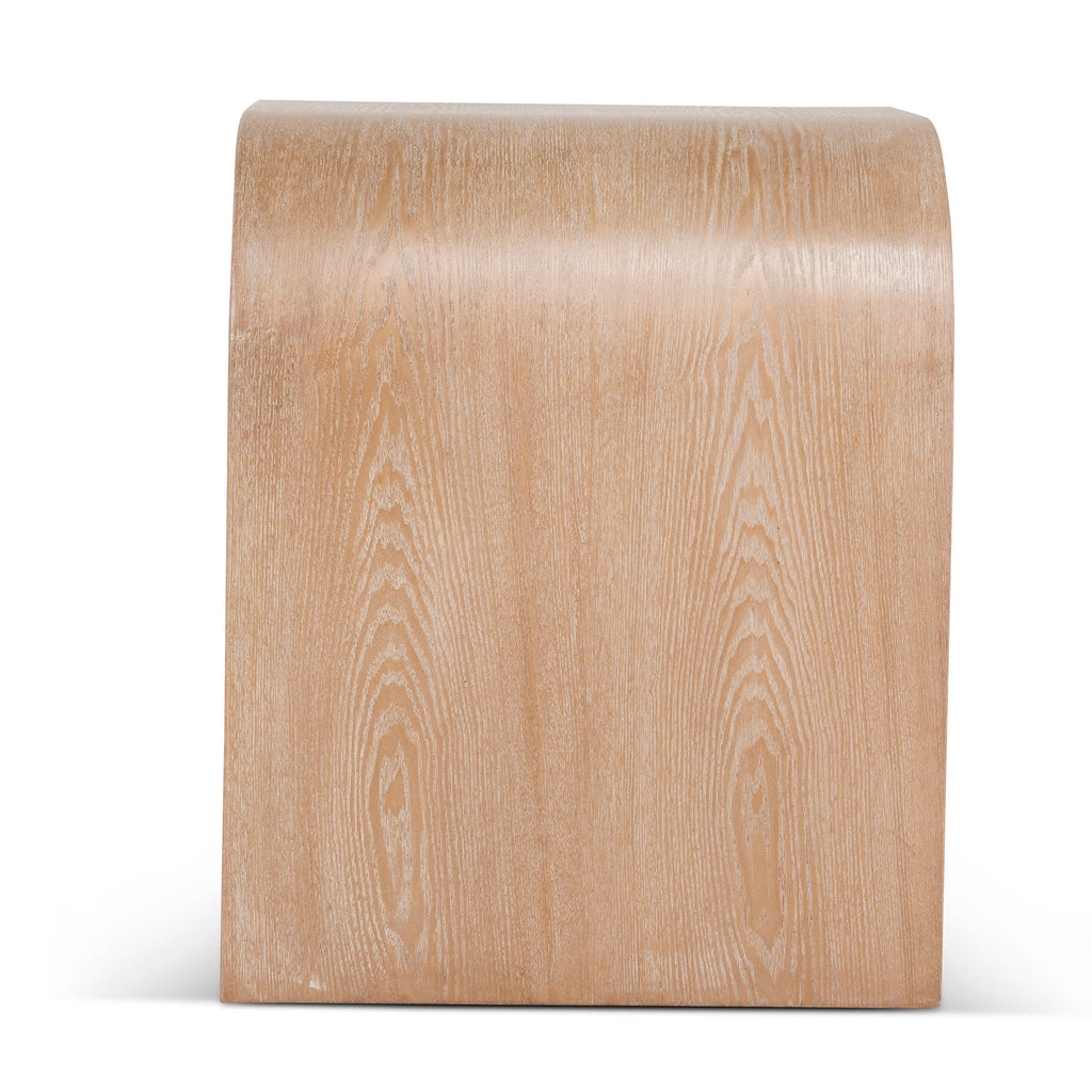 55cm Bedside Table - Light Natural