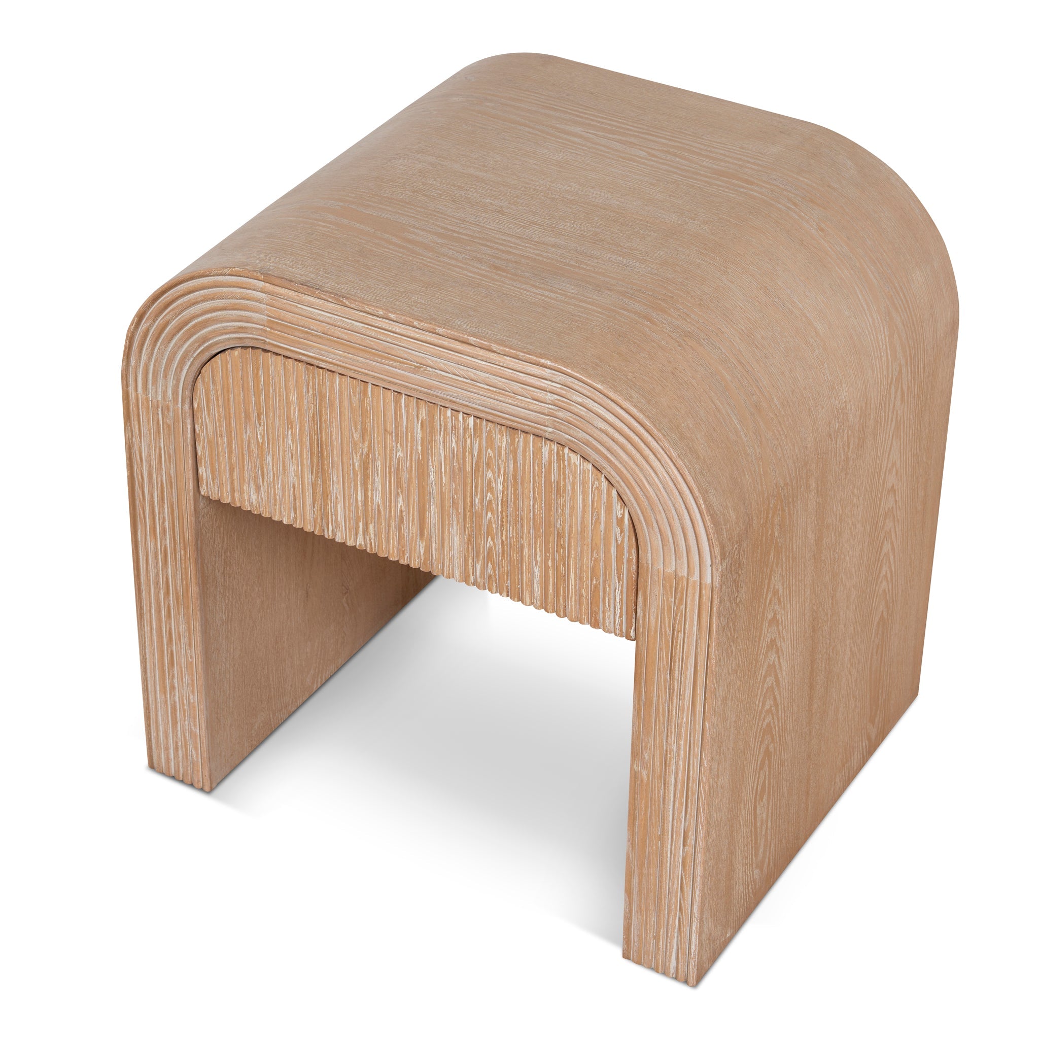 55cm Bedside Table - Light Natural