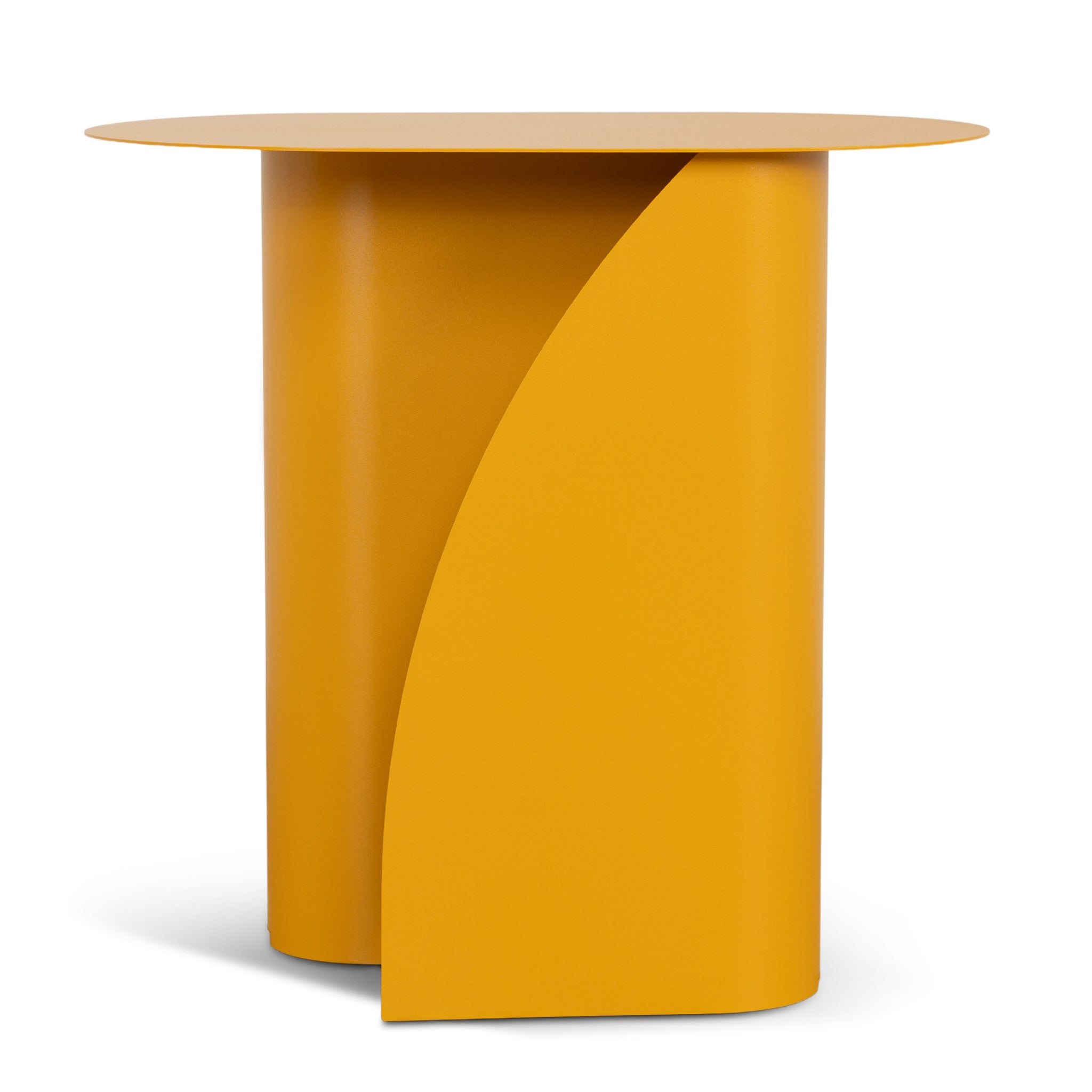 50cm Capri Side Table - Sandy Mustard