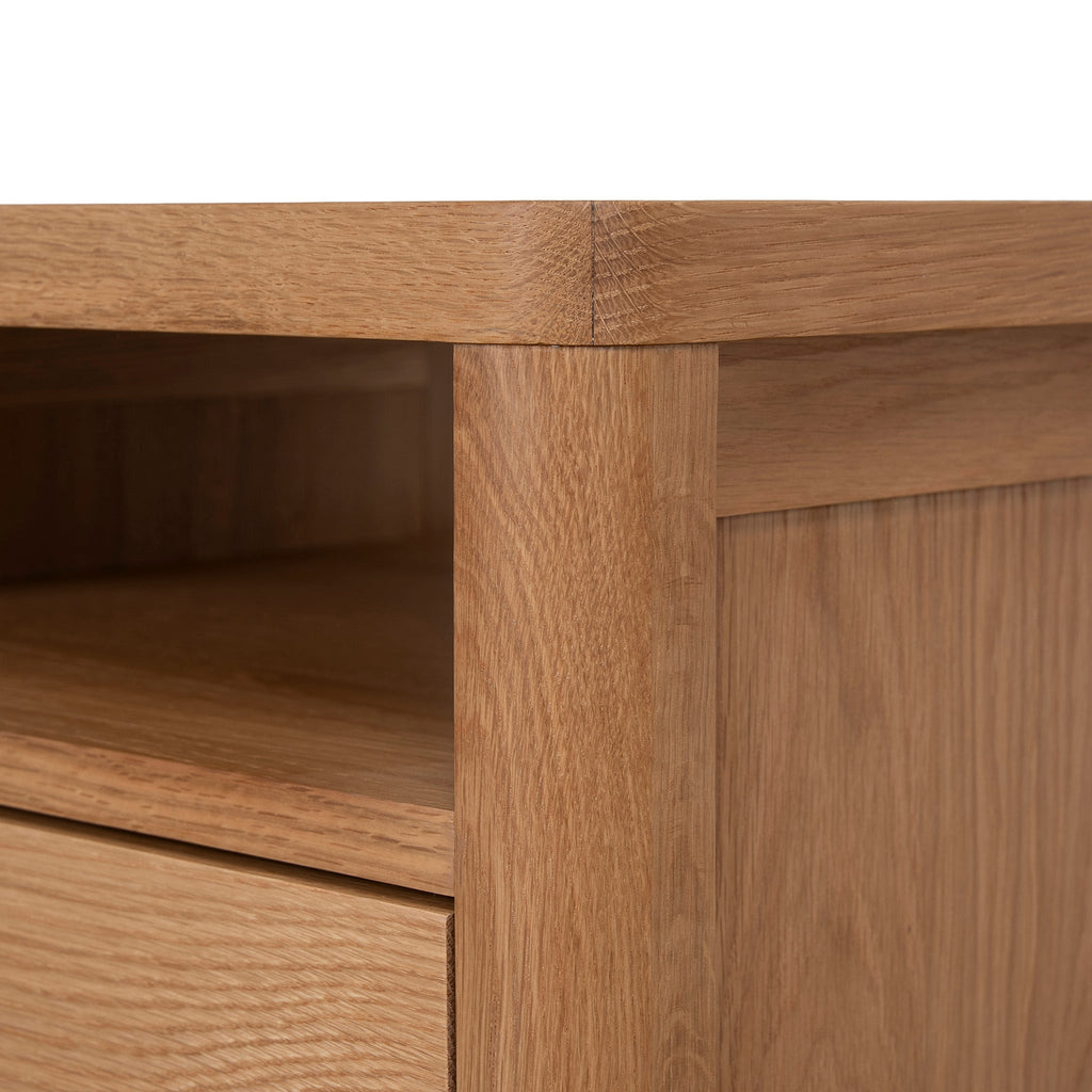 50cm Bedside Table - Natural