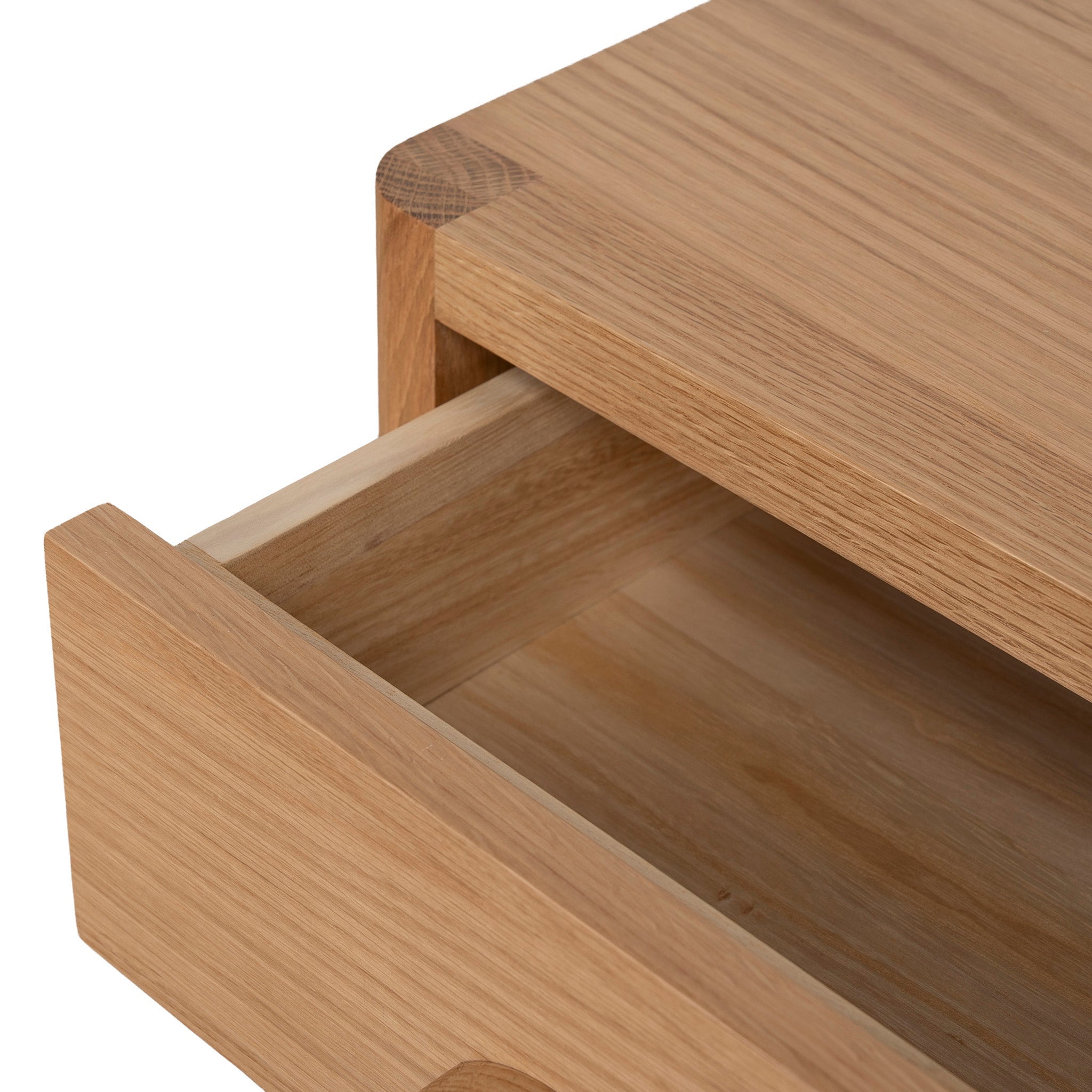 50cm Bedside Table - Natural