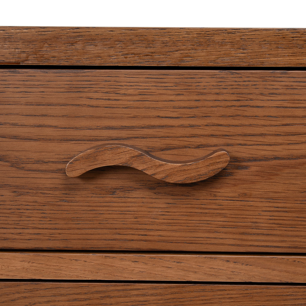 50cm Bedside Table - Walnut