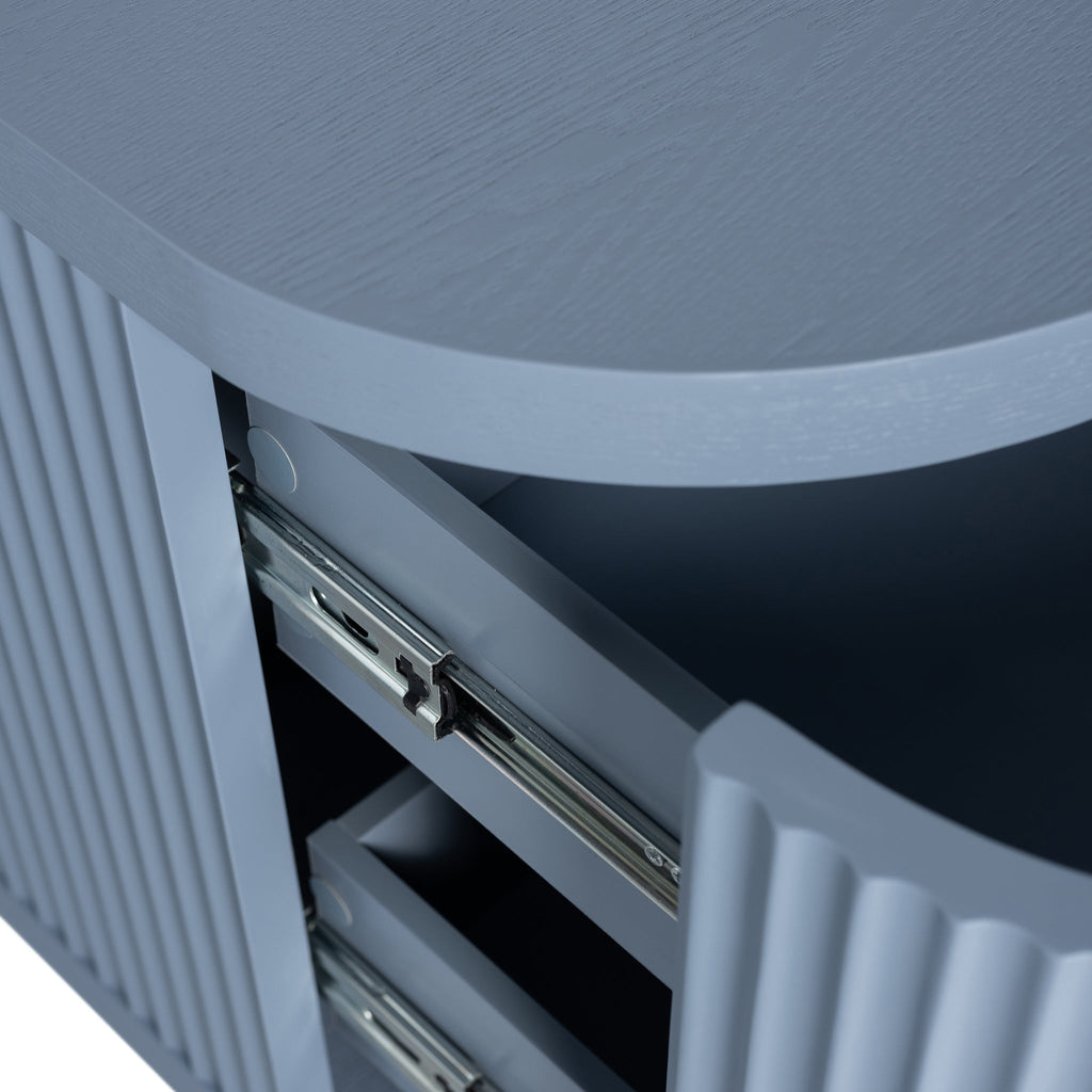 Bedside Table - Light Blue