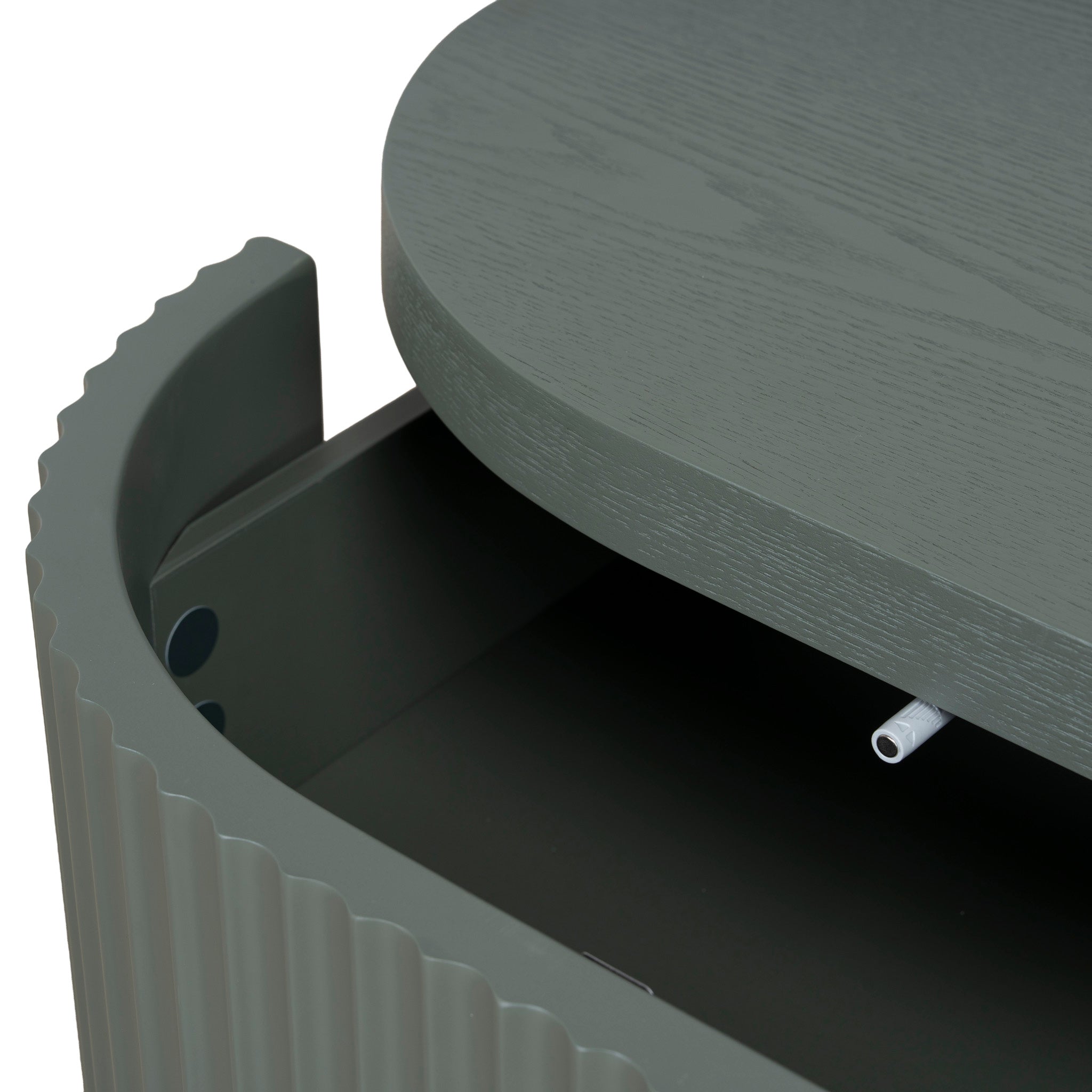 Bedside Table - Sage Green