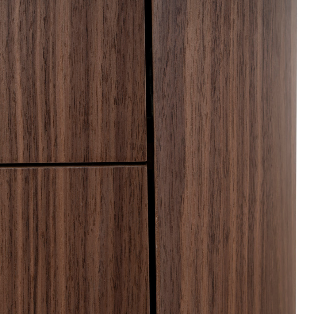 60cm Bedside Table - Walnut