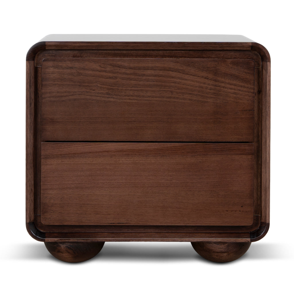 56cm Bedside Table - Walnut