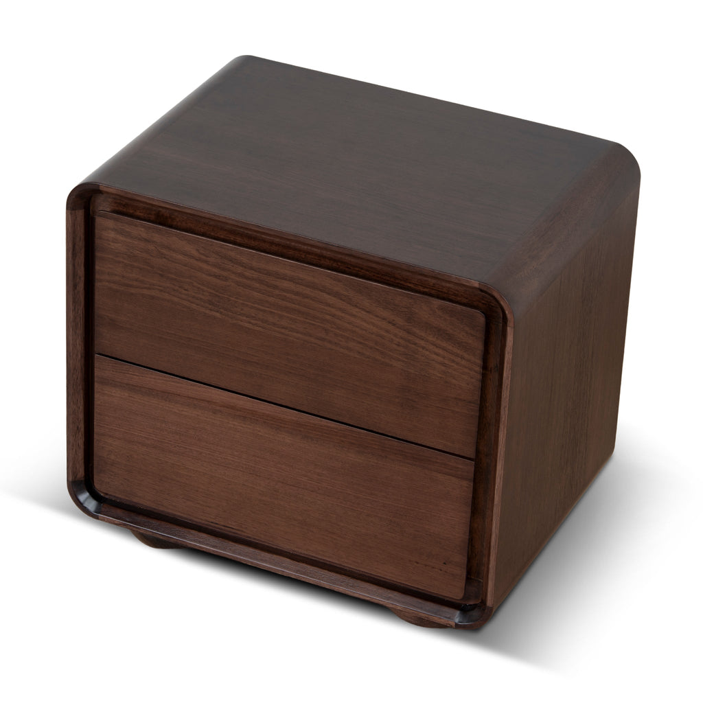 56cm Bedside Table - Walnut