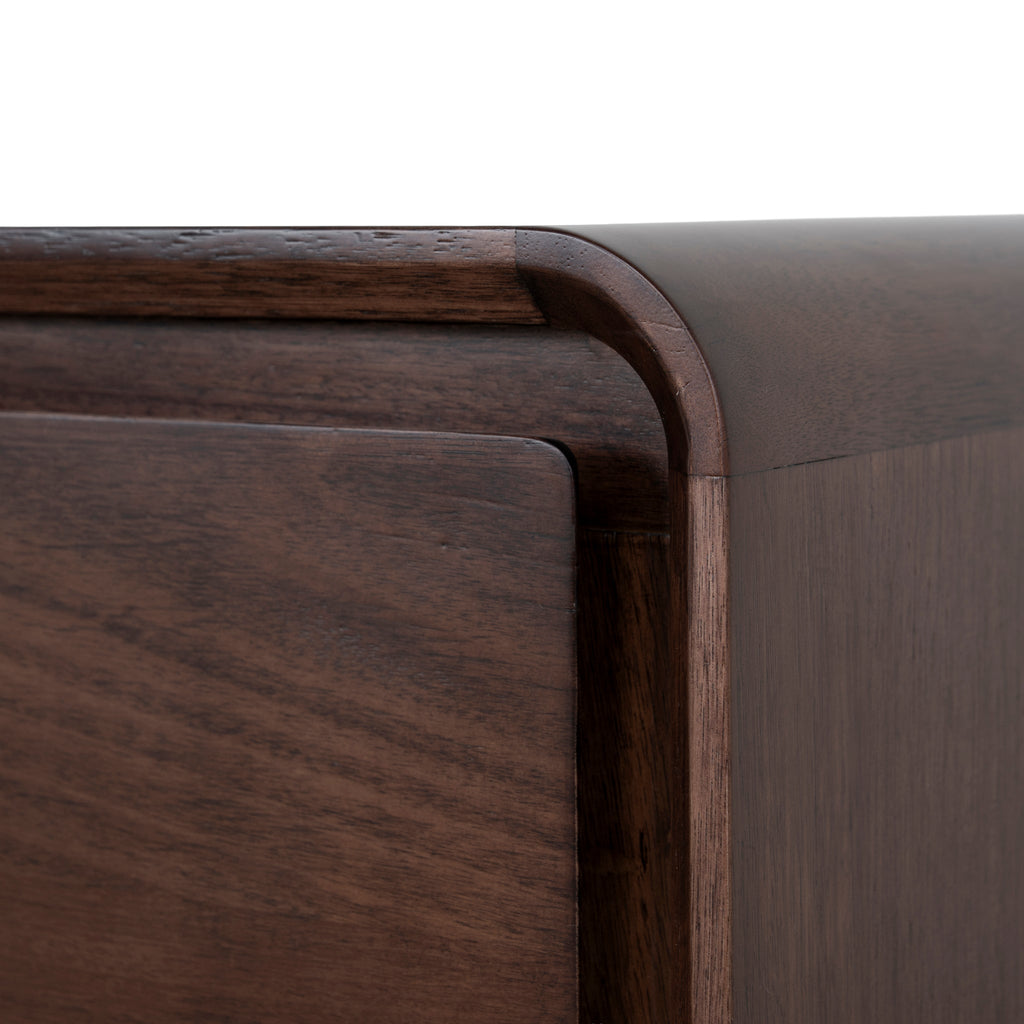 56cm Bedside Table - Walnut