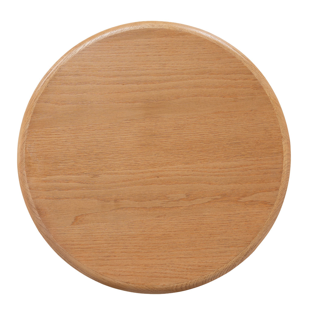 Round Capri Side Table - Natural