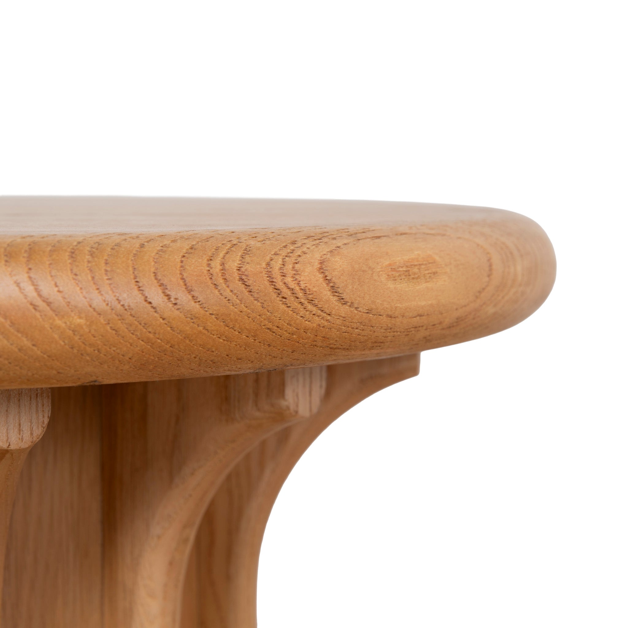 Round Capri Side Table - Natural
