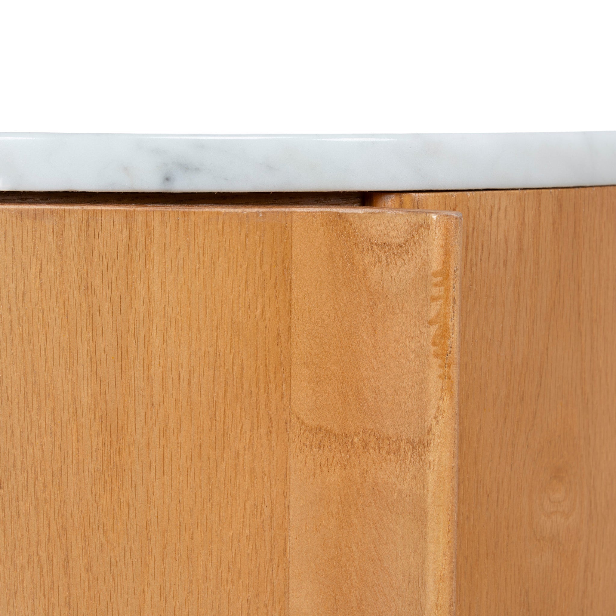 Round Bedside Table - Natural