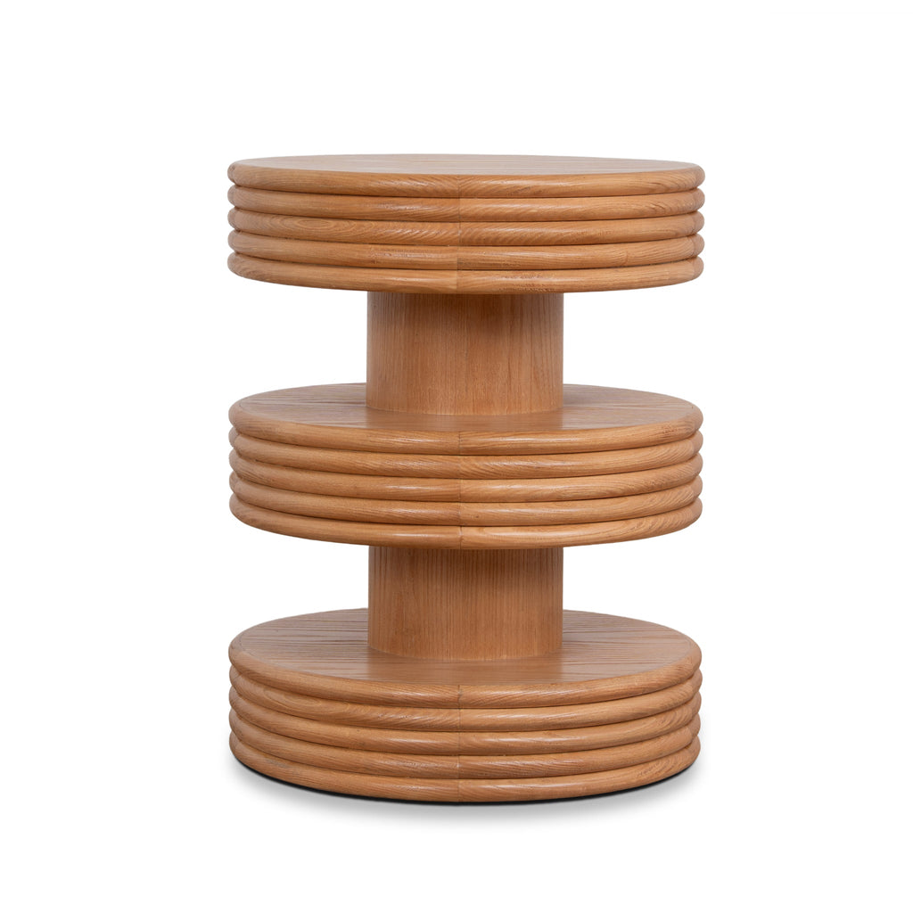42cm Capri Side Table - Natural