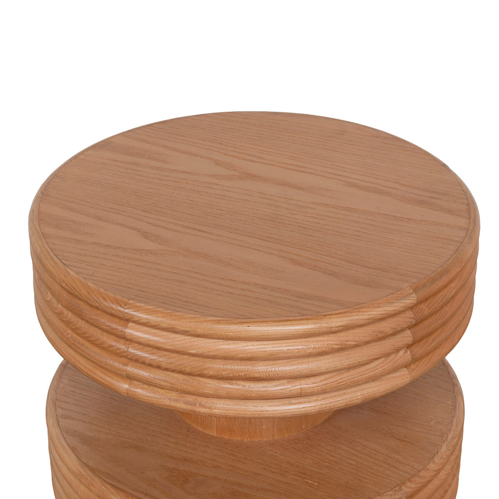42cm Capri Side Table - Natural