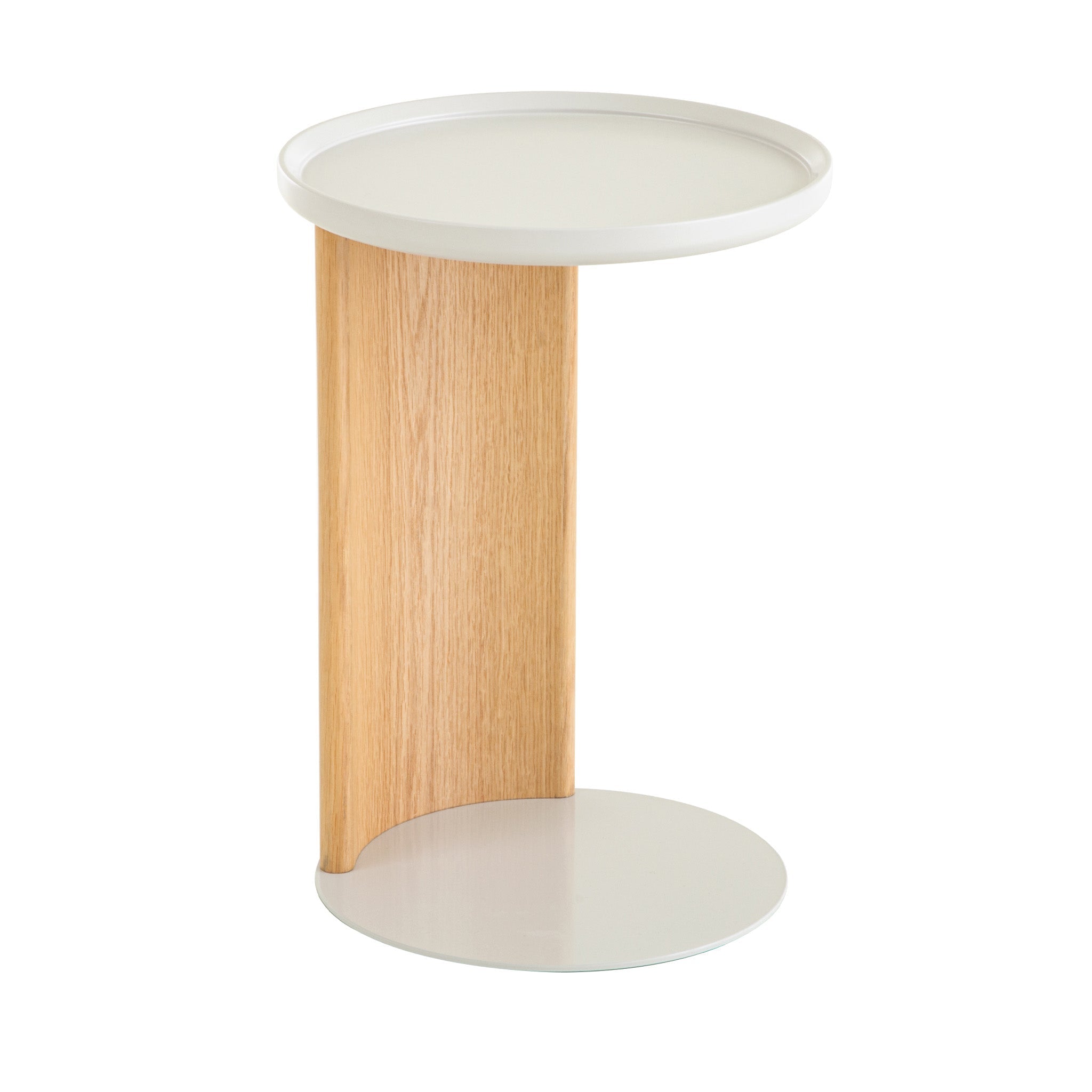 Natural Capri Side Table - Light Beige