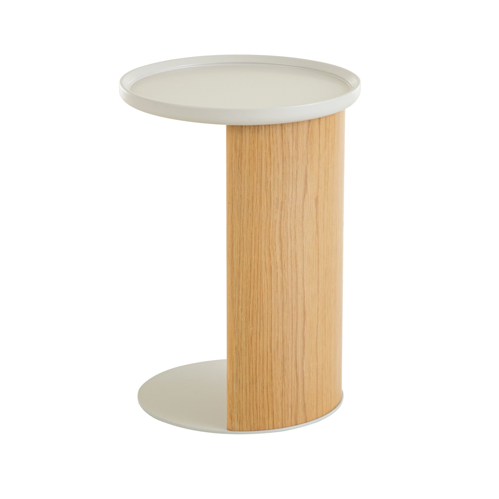 Natural Capri Side Table - Light Beige
