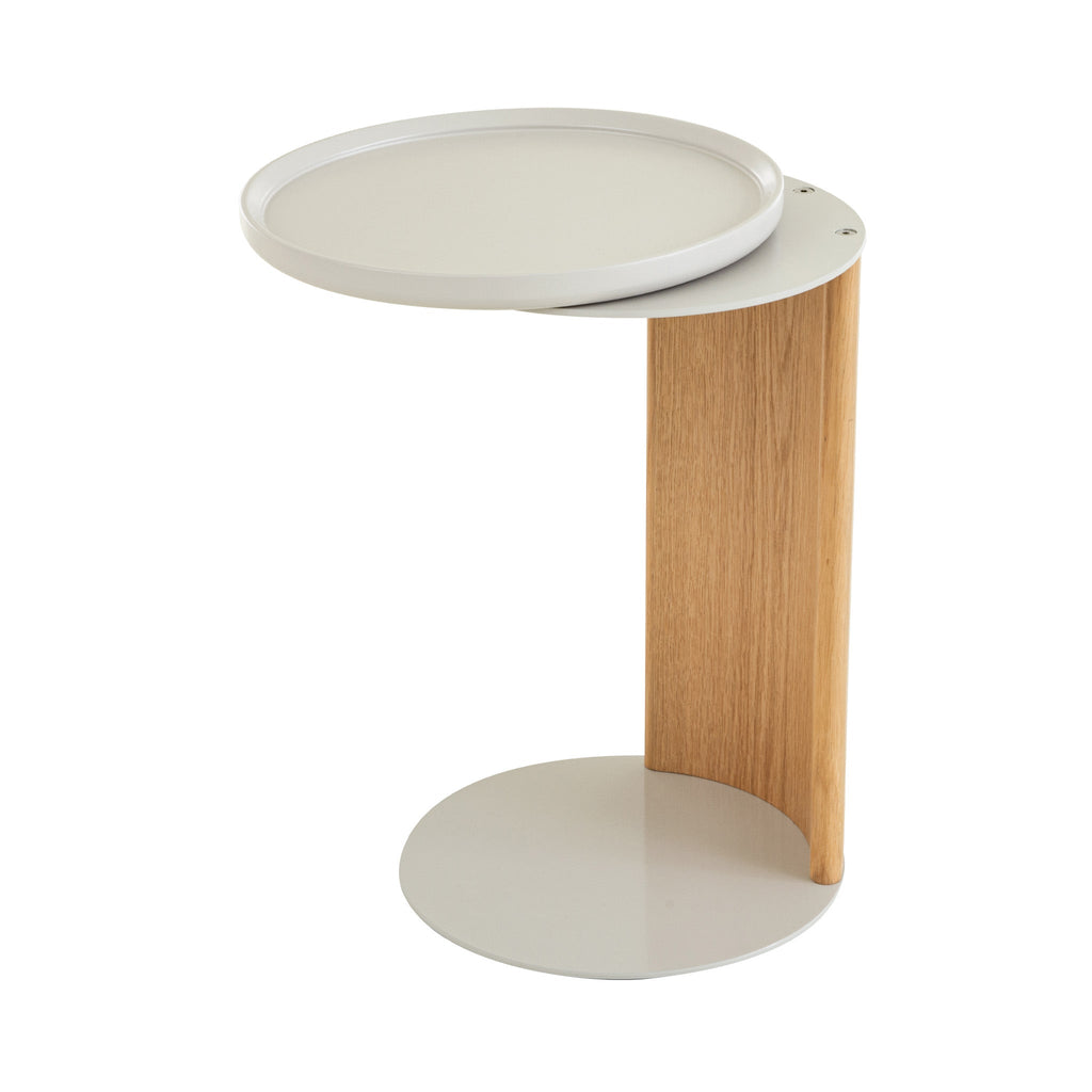 Natural Capri Side Table - Light Beige