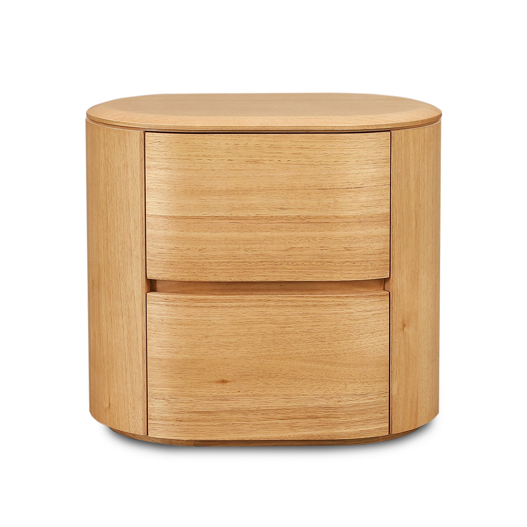 60cm Tassie Oak Bedside Table - Natural