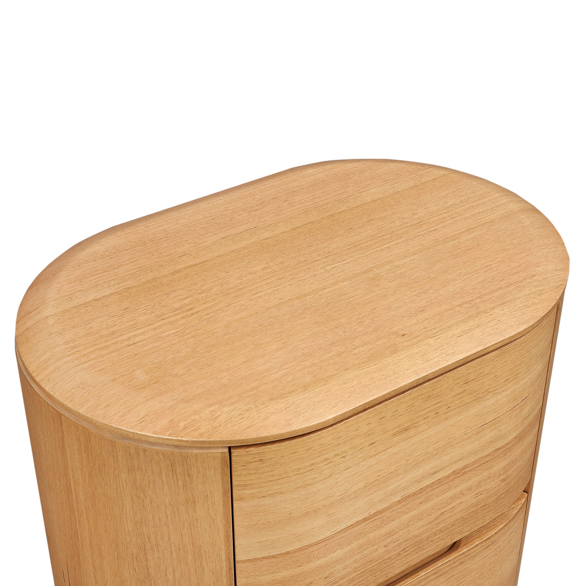 60cm Tassie Oak Bedside Table - Natural