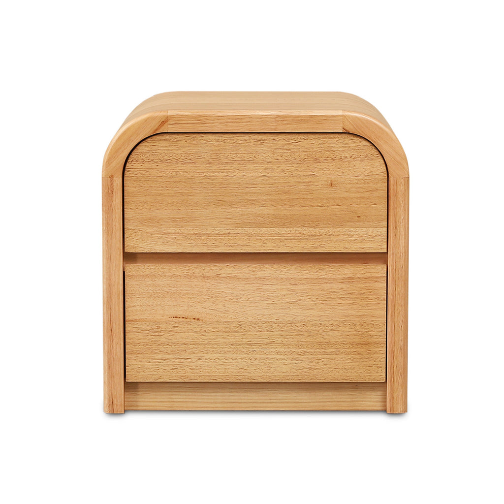 55cm Tassie Oak Bedside Table - Natural