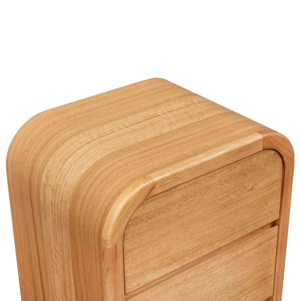 55cm Tassie Oak Bedside Table - Natural