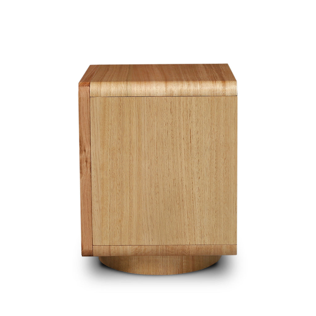 52cm Tassie Oak Bedside Table - Natural
