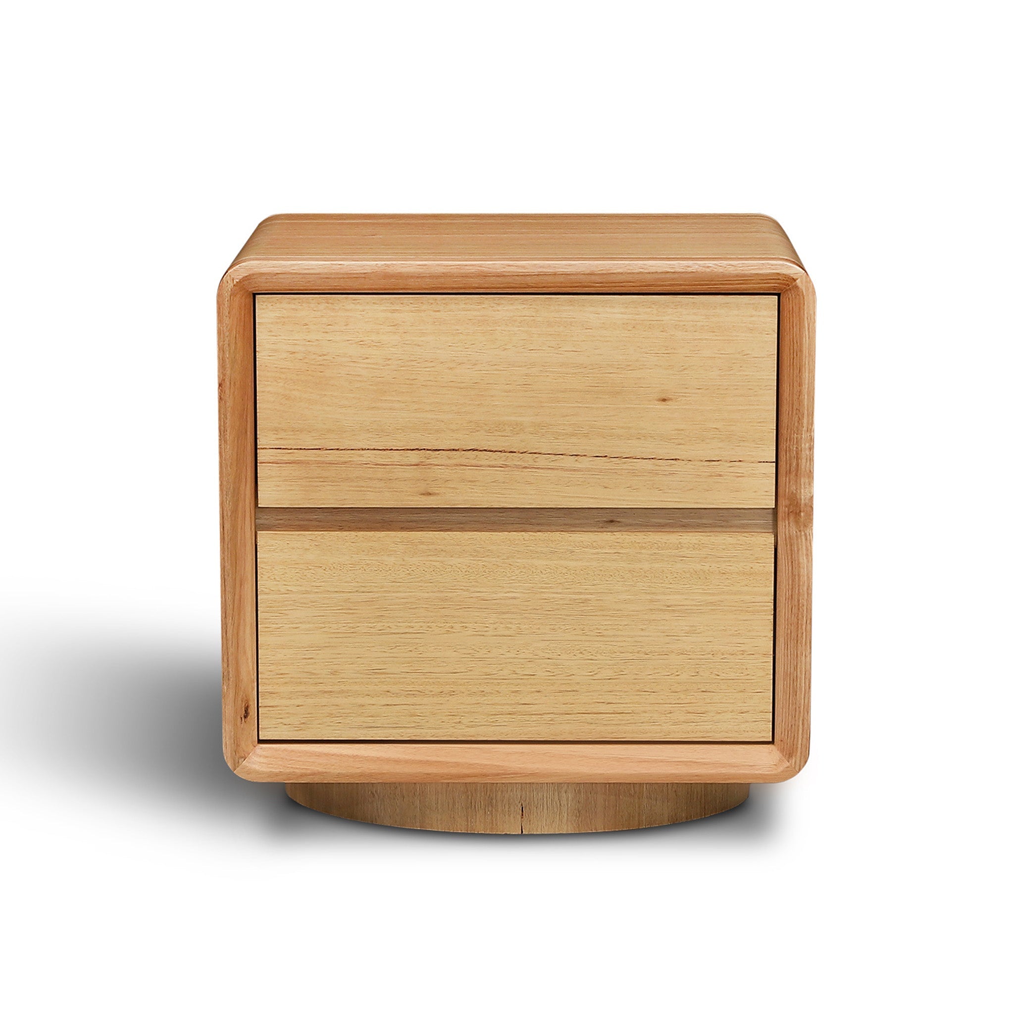 52cm Tassie Oak Bedside Table - Natural