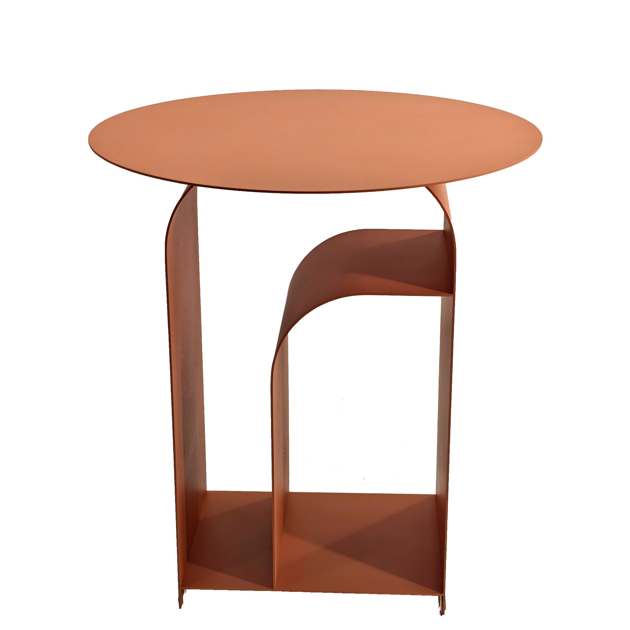 38cm Round Capri Side Table - Blush
