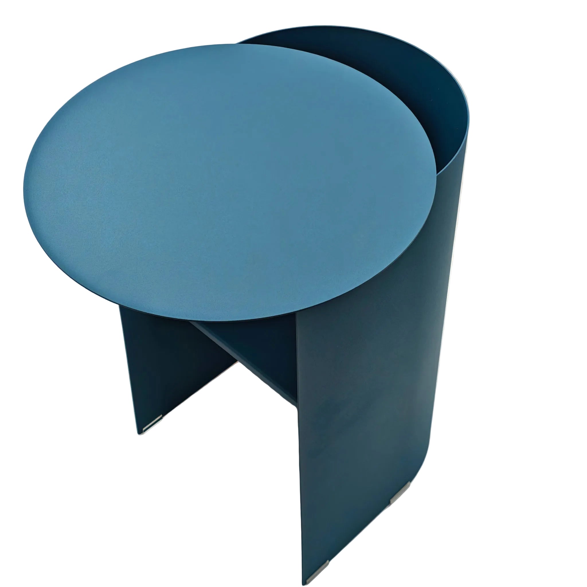 38cm Capri Side Table - Navy Blue