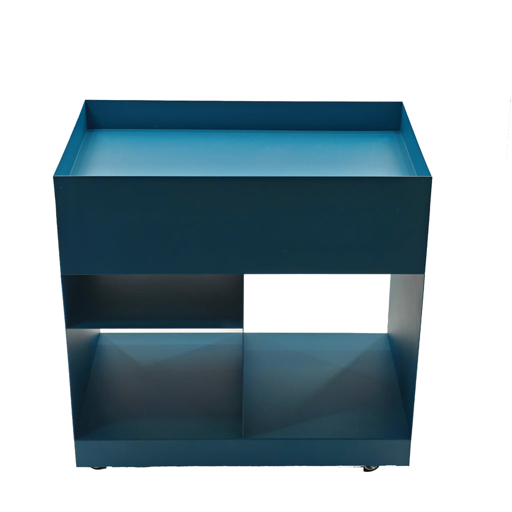 60cm Capri Side Table - Navy Blue