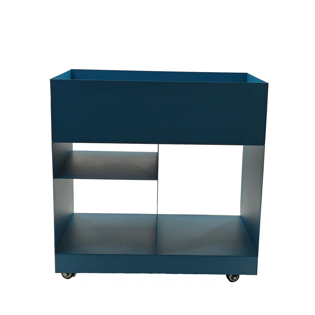 60cm Capri Side Table - Navy Blue