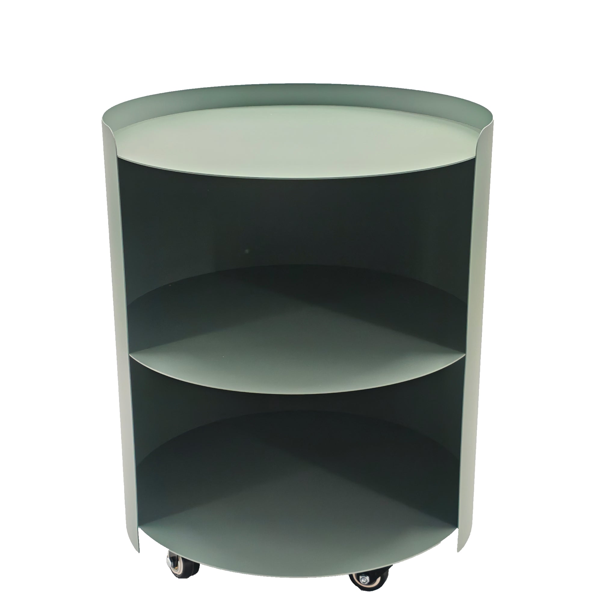37cm Round Capri Side Table - Sage Green