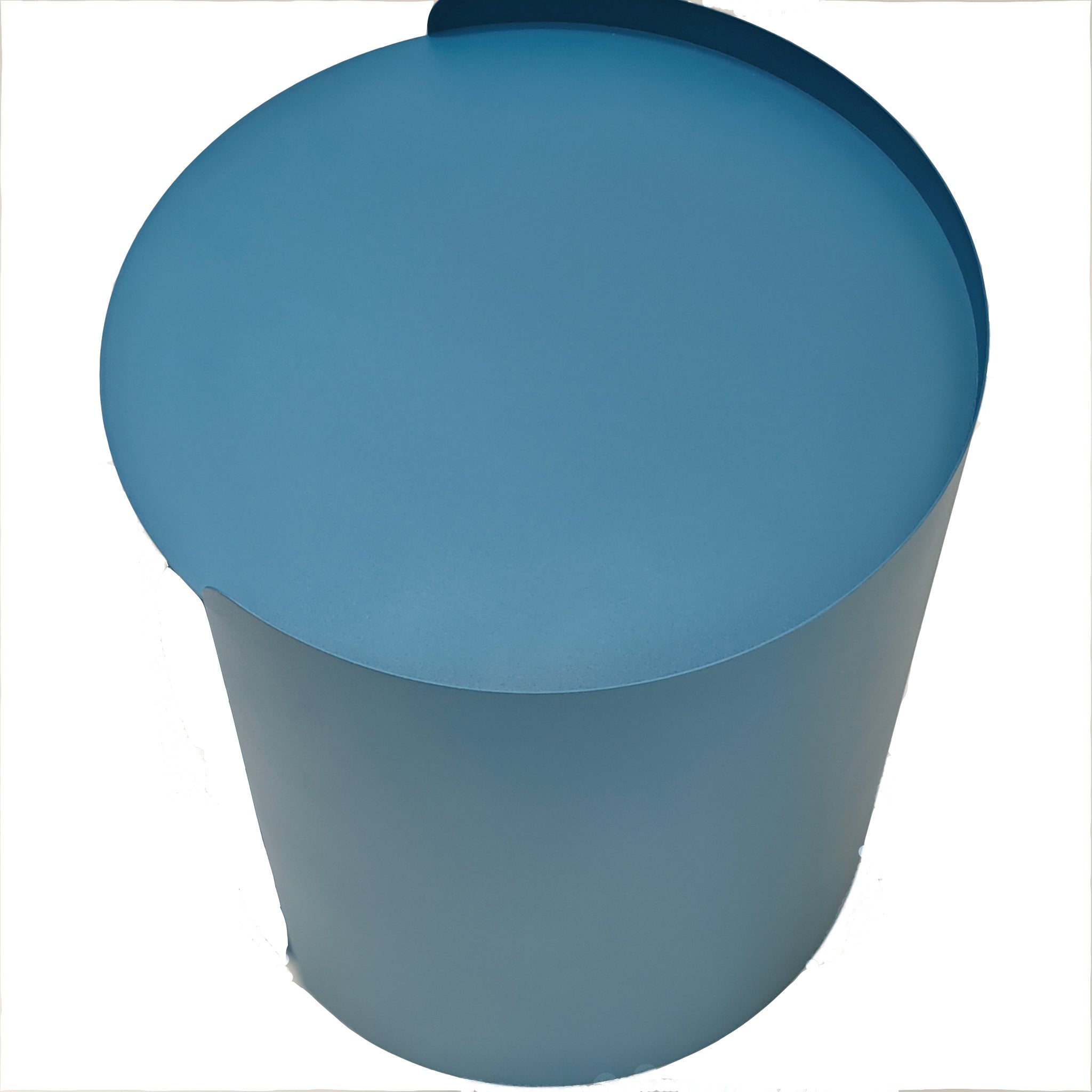 37cm Round Capri Side Table - Navy Blue