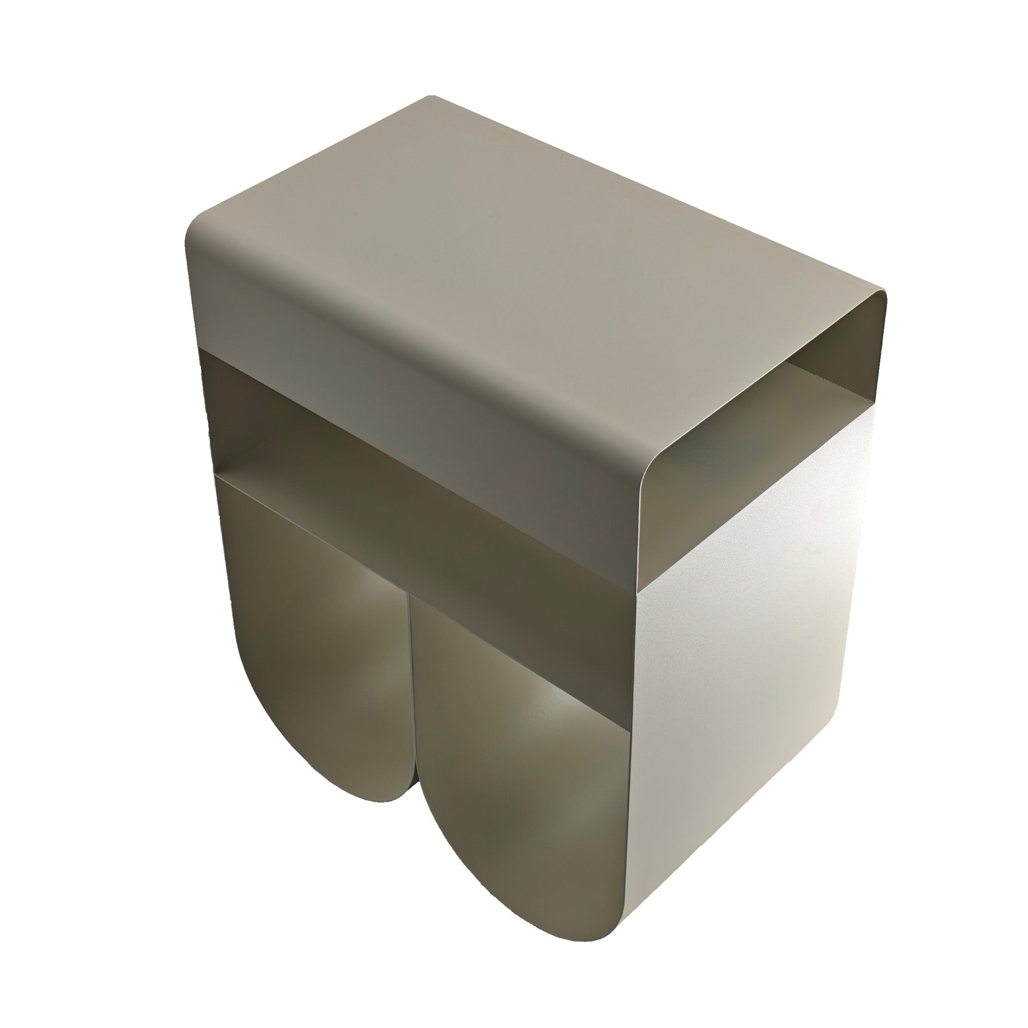 40cm Capri Side Table - Almond Milk