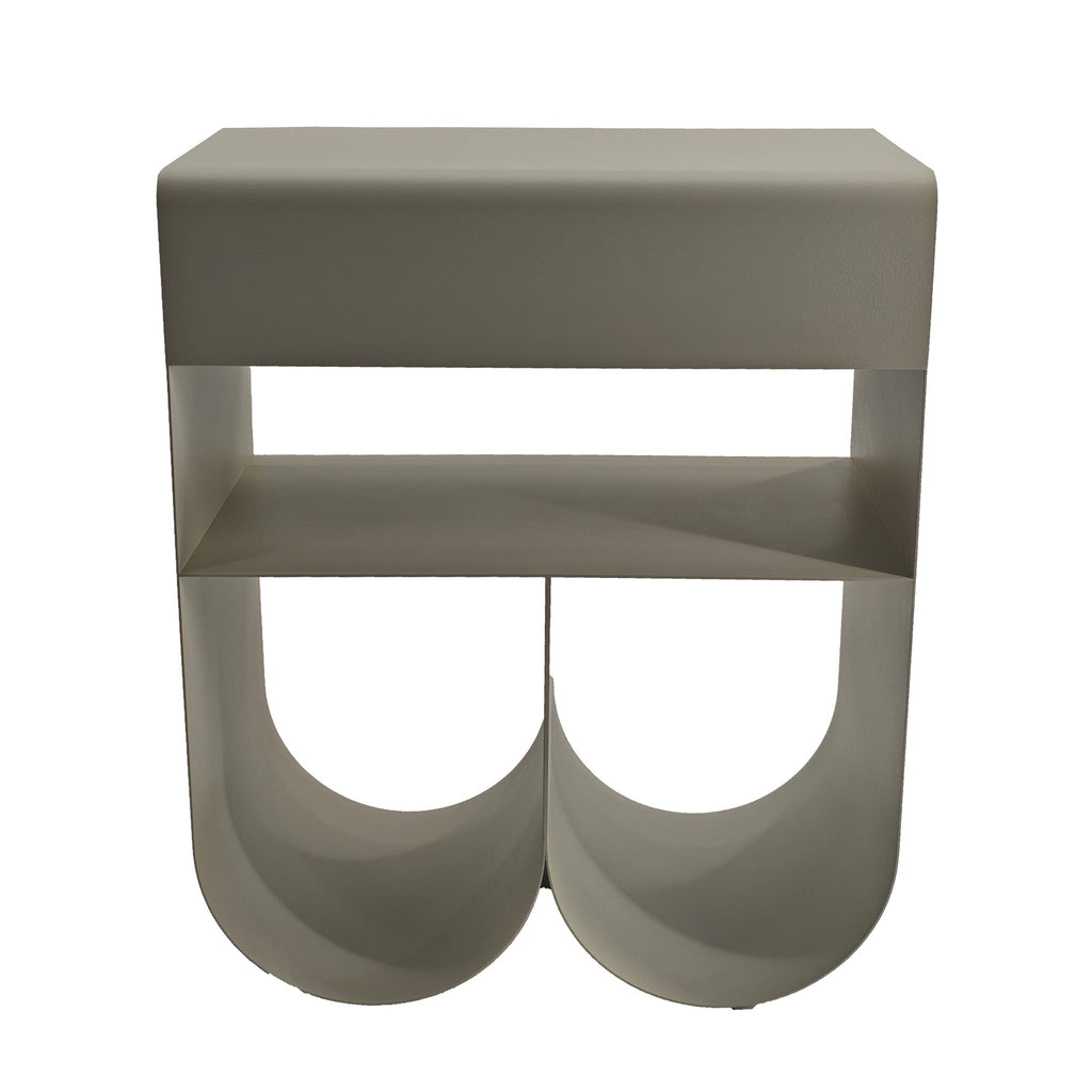 40cm Capri Side Table - Almond Milk