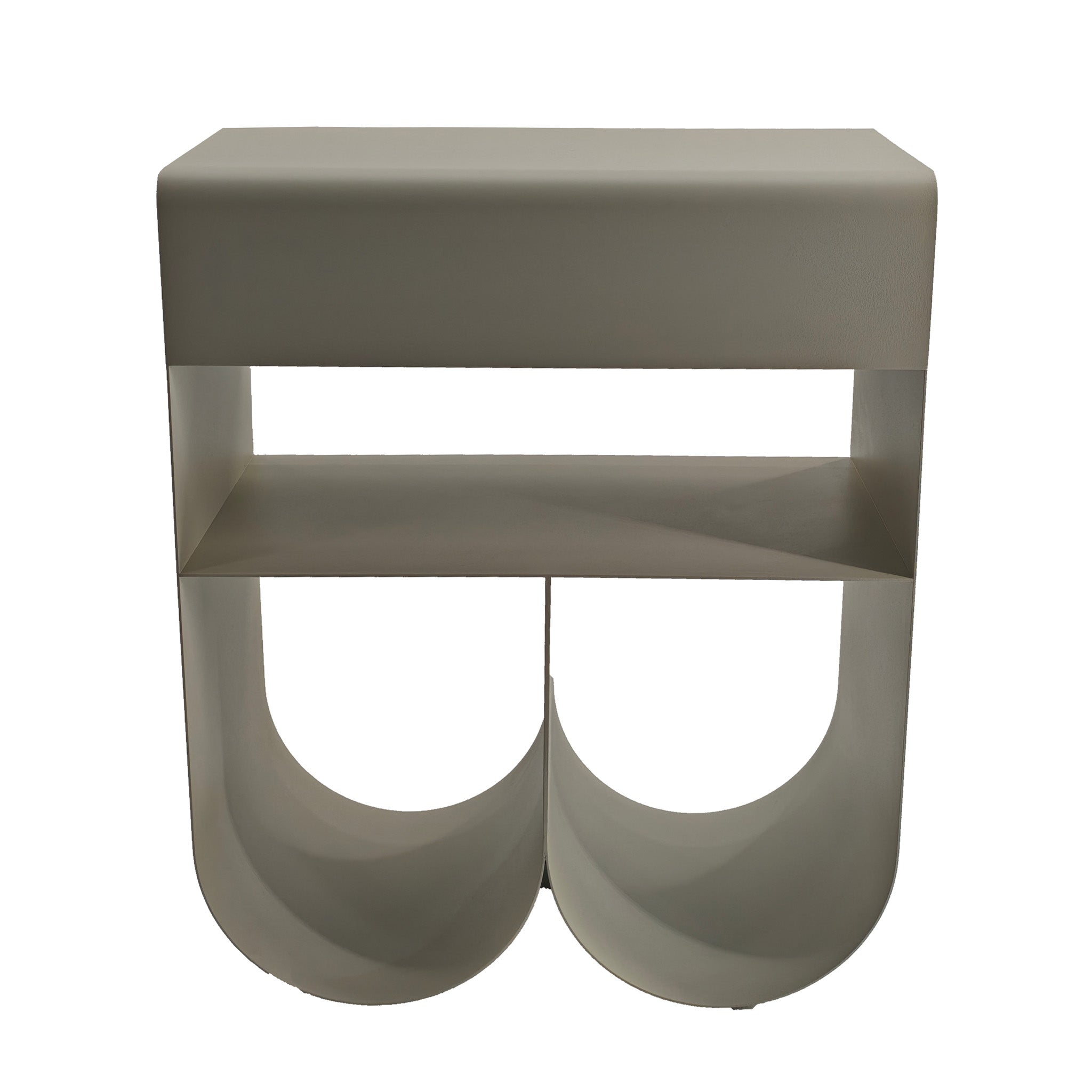 40cm Capri Side Table - Almond Milk